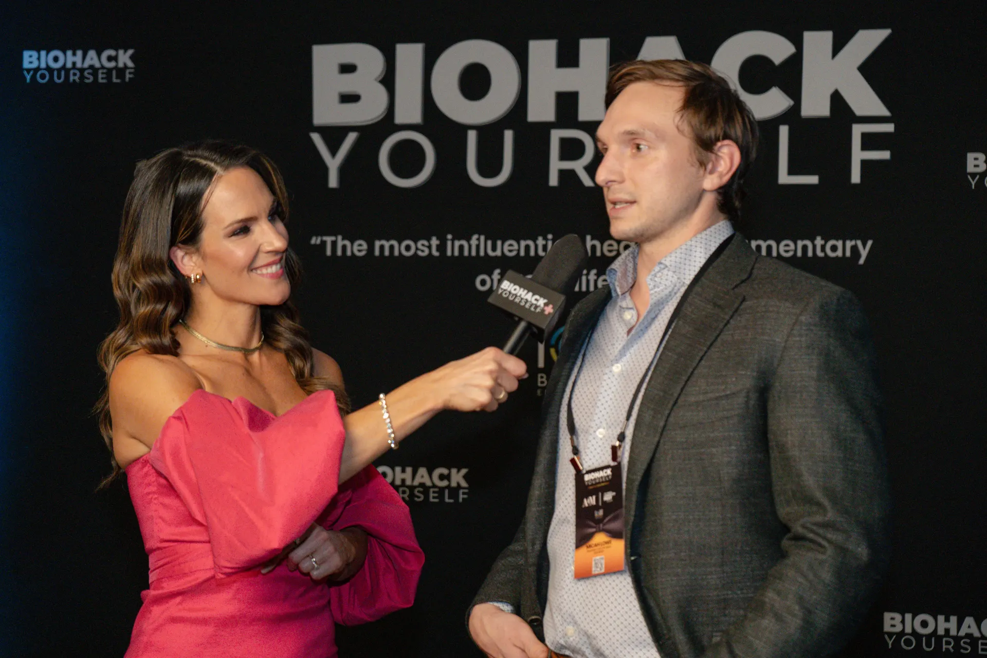 Interview on the Biohack Yourself red carpet